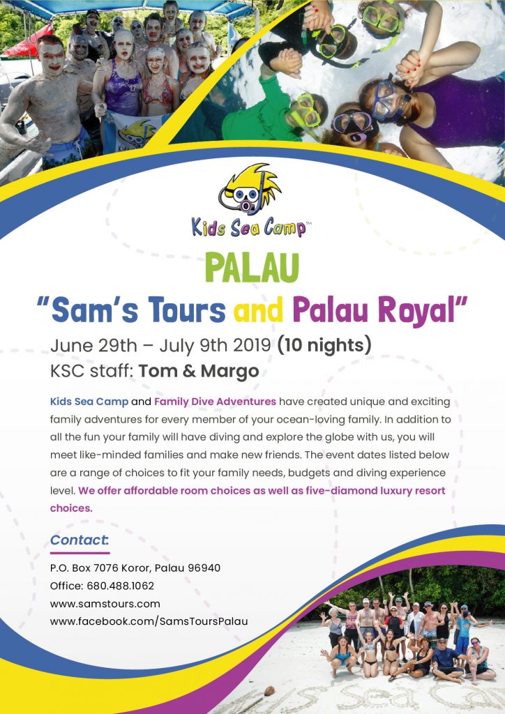 Kids Sea Camp -  Sam’s Tours and Palau Royal