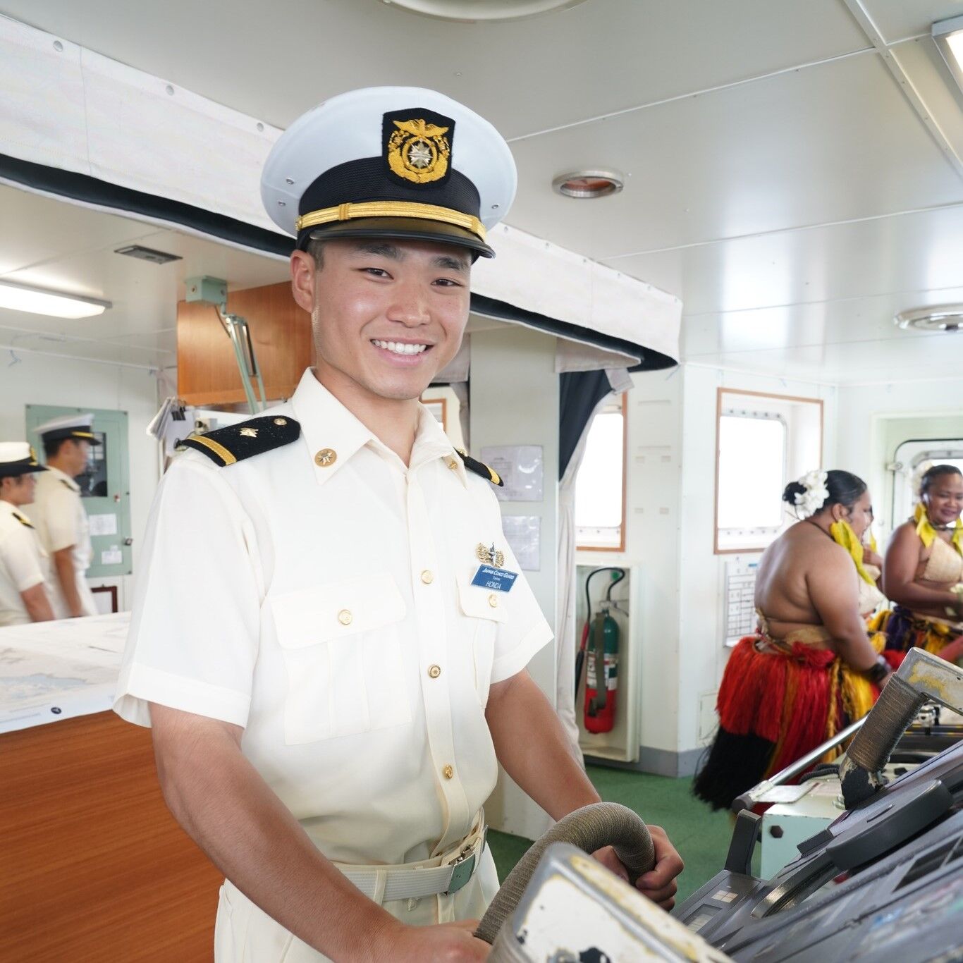 Welcome Ceremony Aboard the KOJIMA